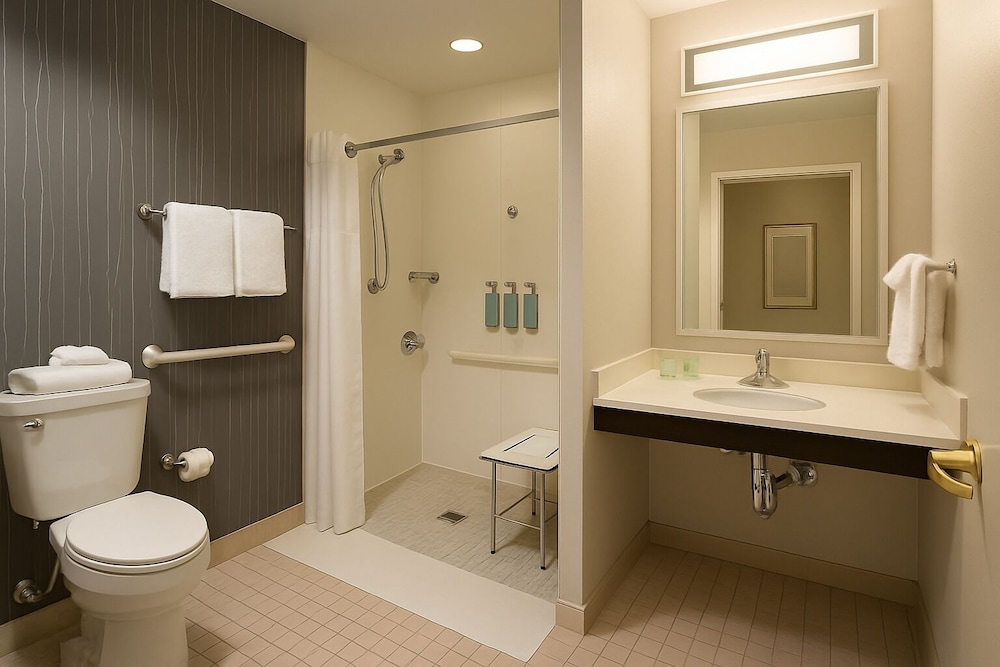 غرفة بسرير كينج لذوي الإعاقة، Courtyard By Marriott el Paso Airport 6/8