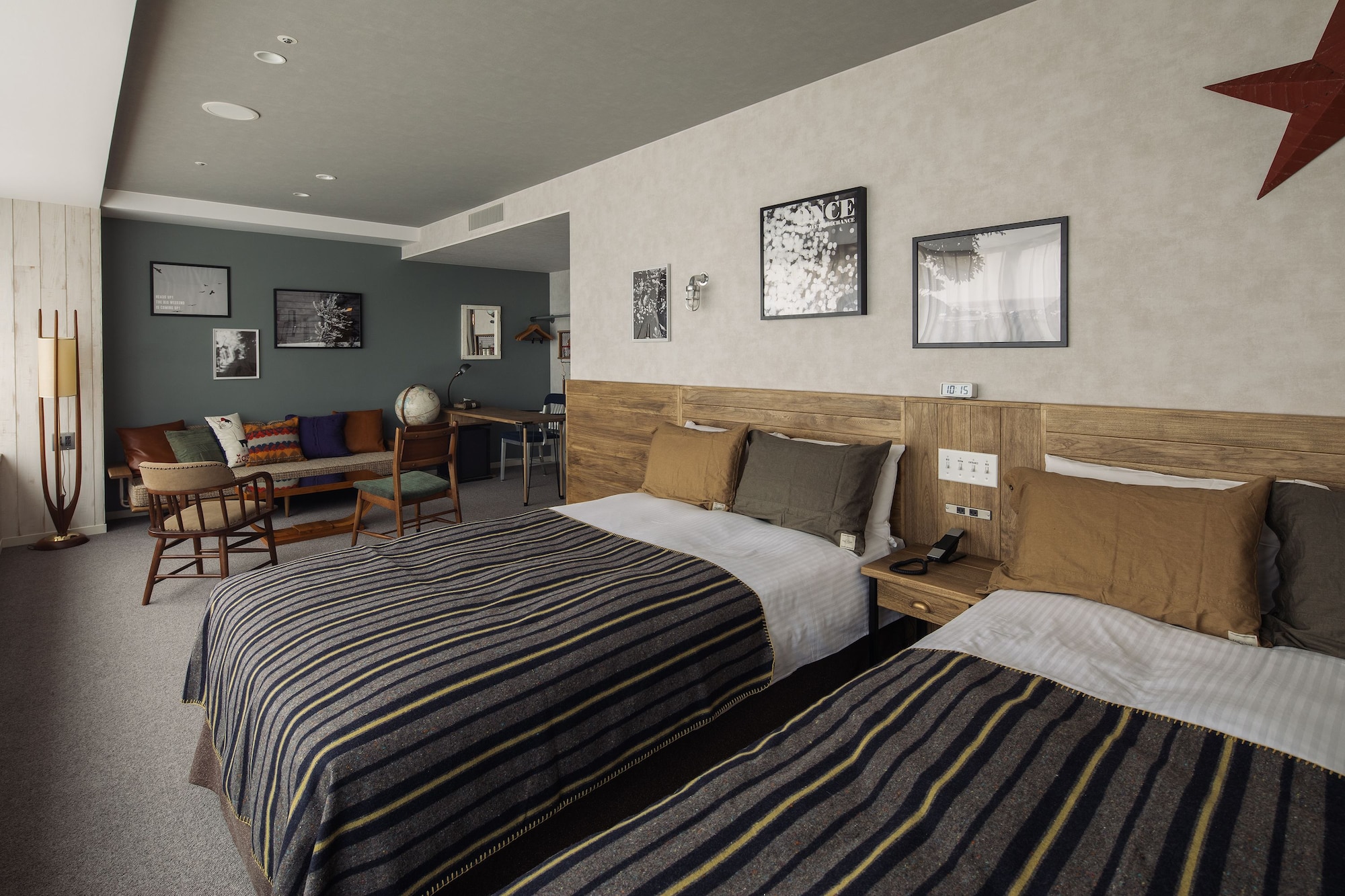 KNOT, TWIN BEDS, LARGE