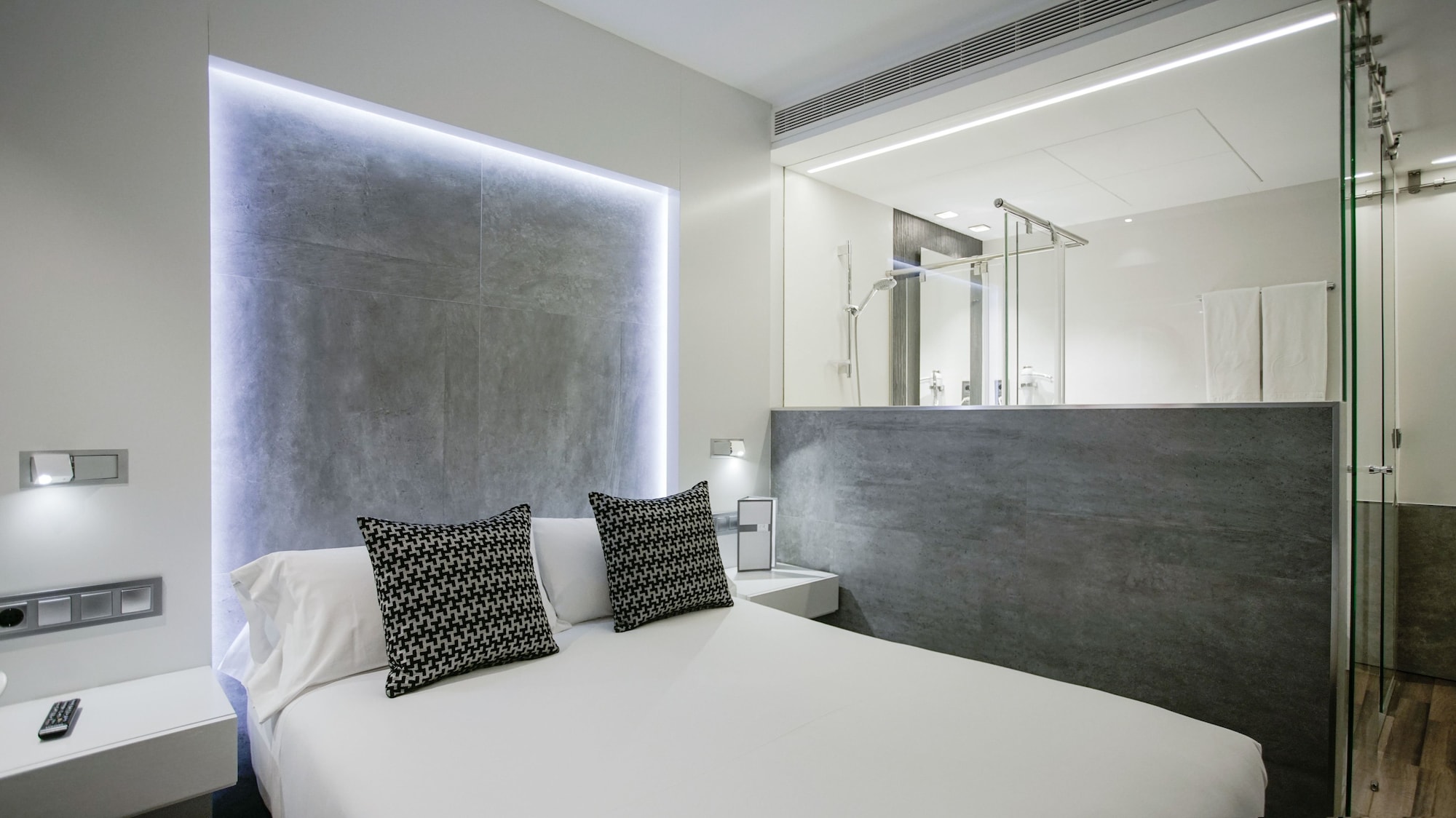 Interior, Single, Double Bed