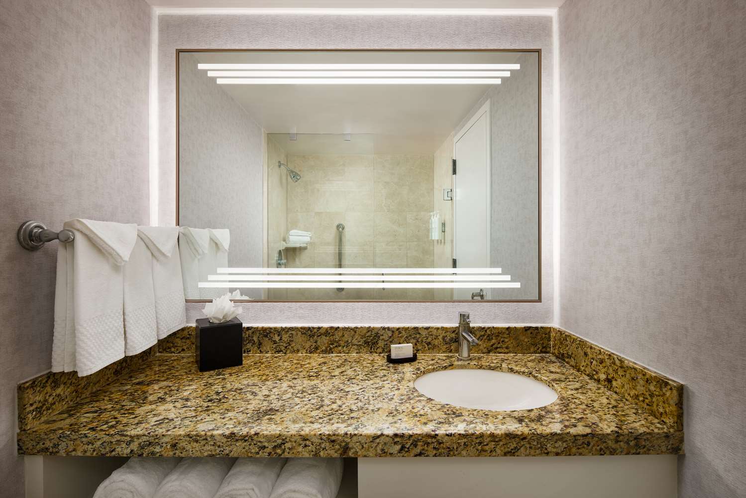 جناح بريميوم بسرير كينج بغرفتين مع أريكة، Embassy Suites by Hilton West Palm Beach Central 3/3