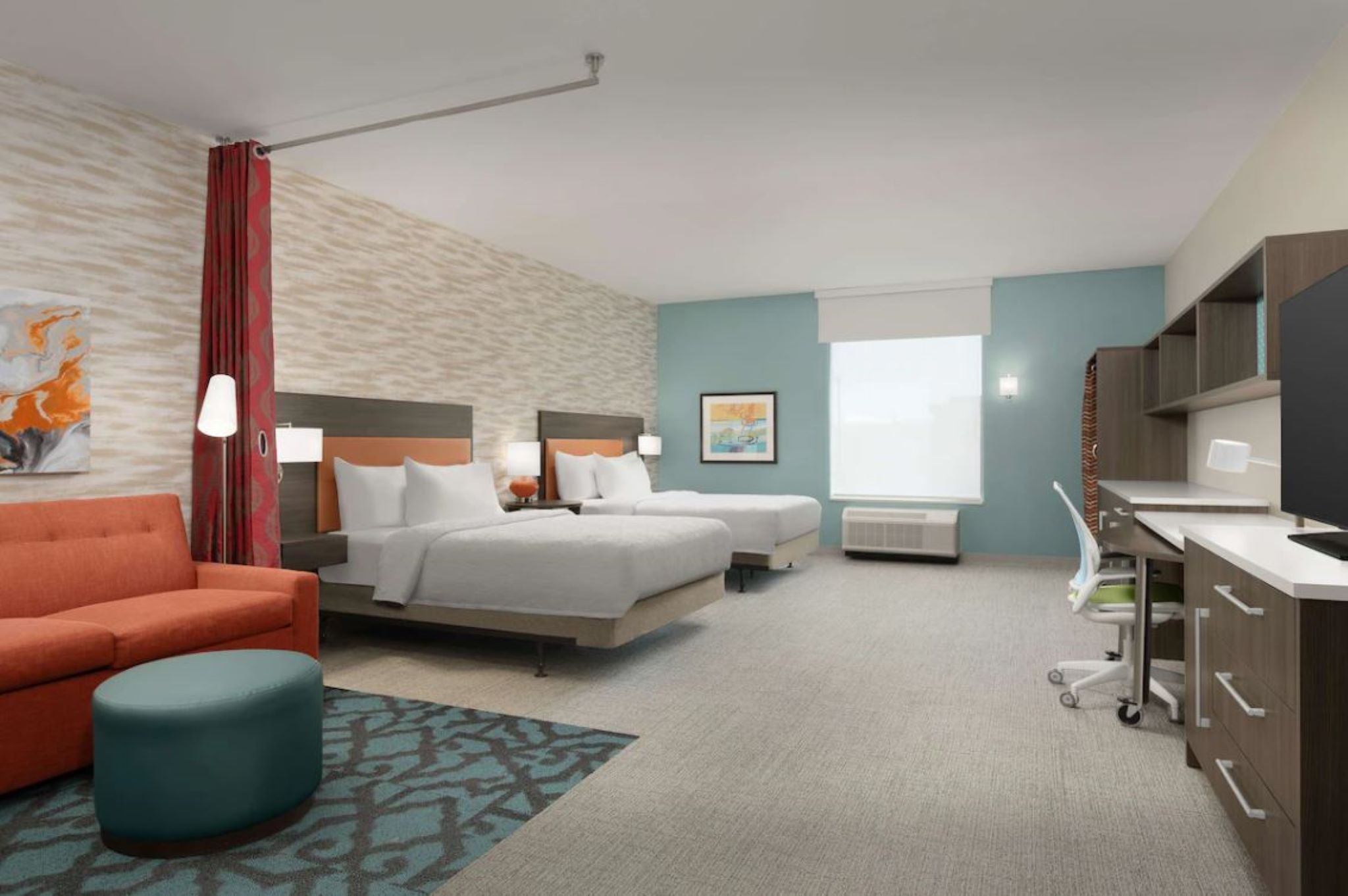 STUDIO, SUITE, 2 QUEEN BEDS, ACCESSIBLE