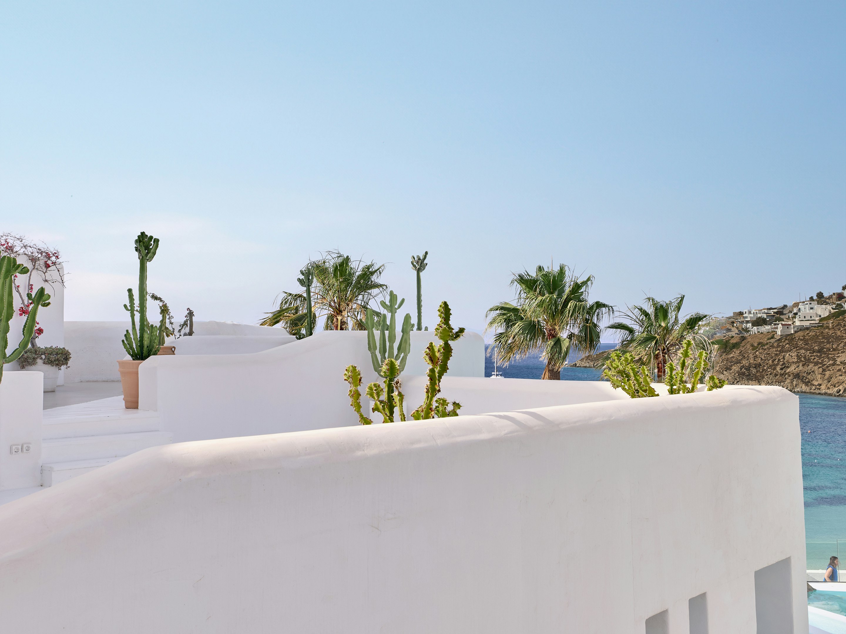 Lobby at Mykonos Blu, A Resort to Live, MYKONOS