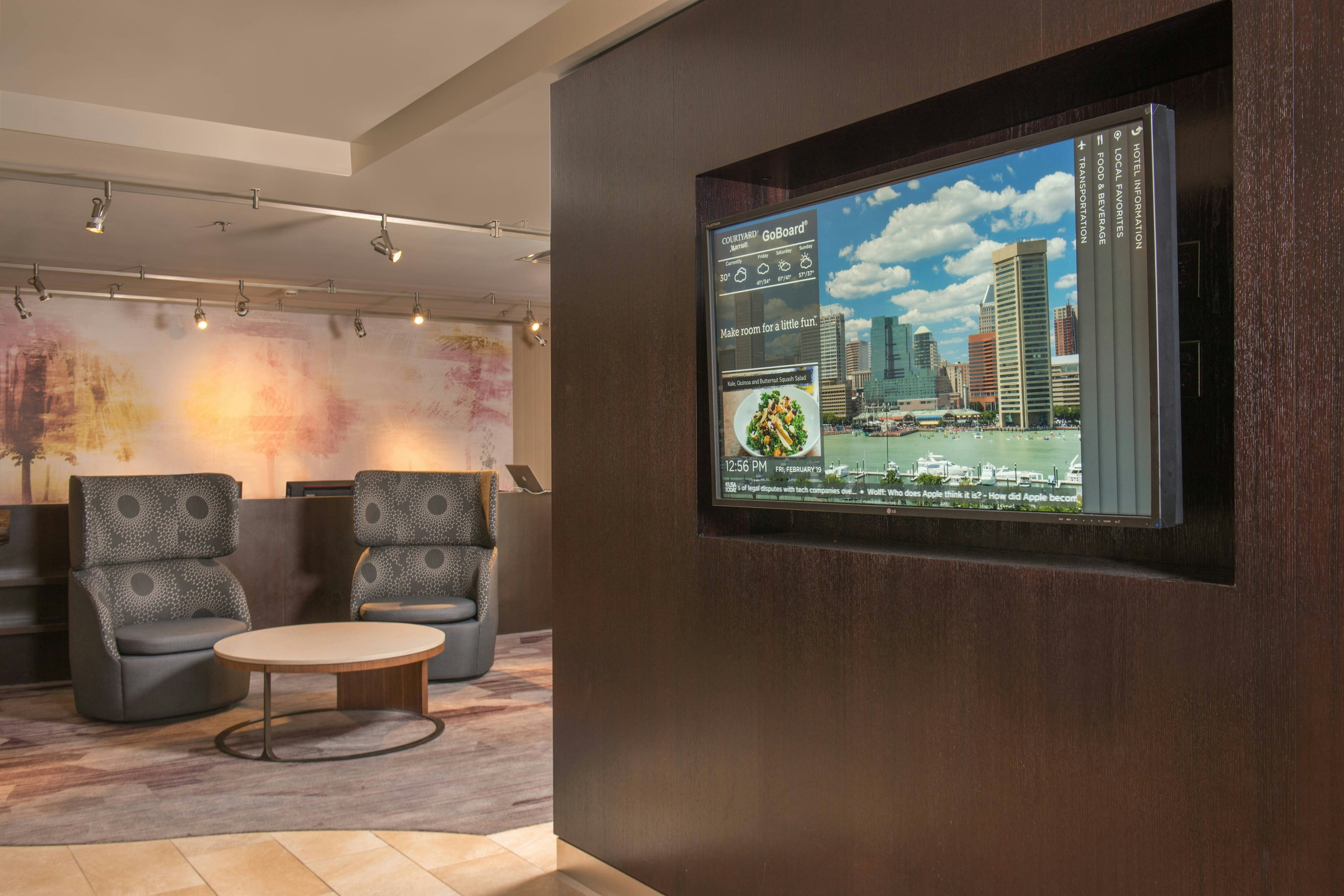 Lobby at Courtyard by Marriott Baltimore BWI Airport, LINTHICUM HEIGHTS - MD