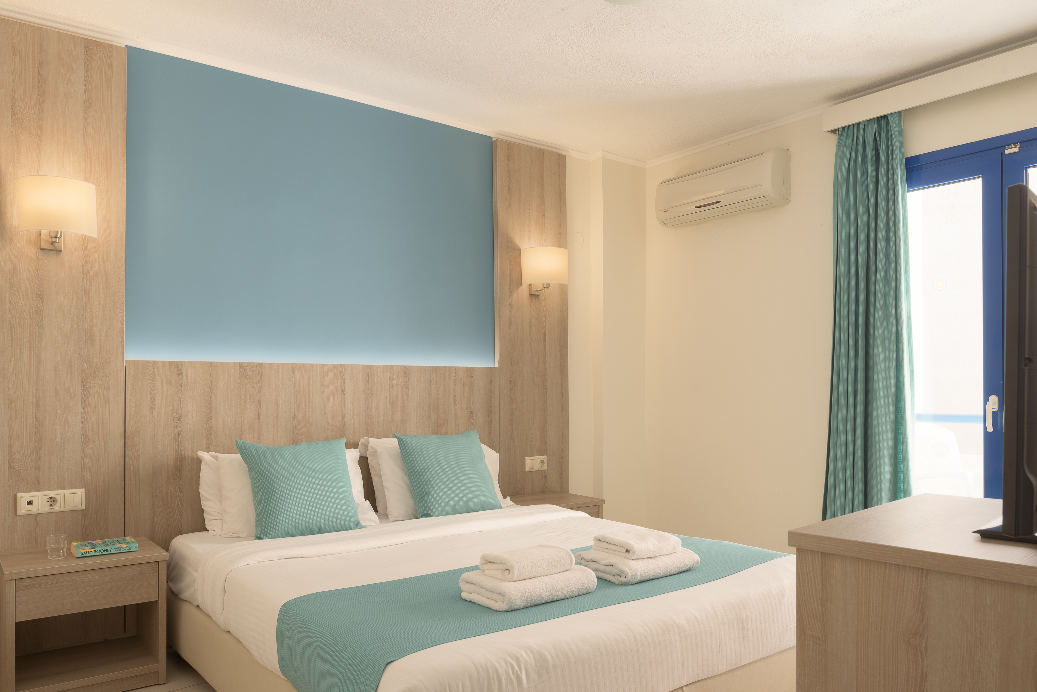 غرفة سوبيريور بسرير مزدوج أو سريرين منفصلين، Central Hersonissos Hotel 2/3