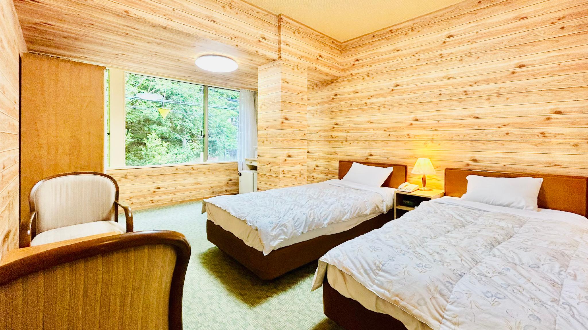 Western, Twin Beds, Mountain Side, Mountain View