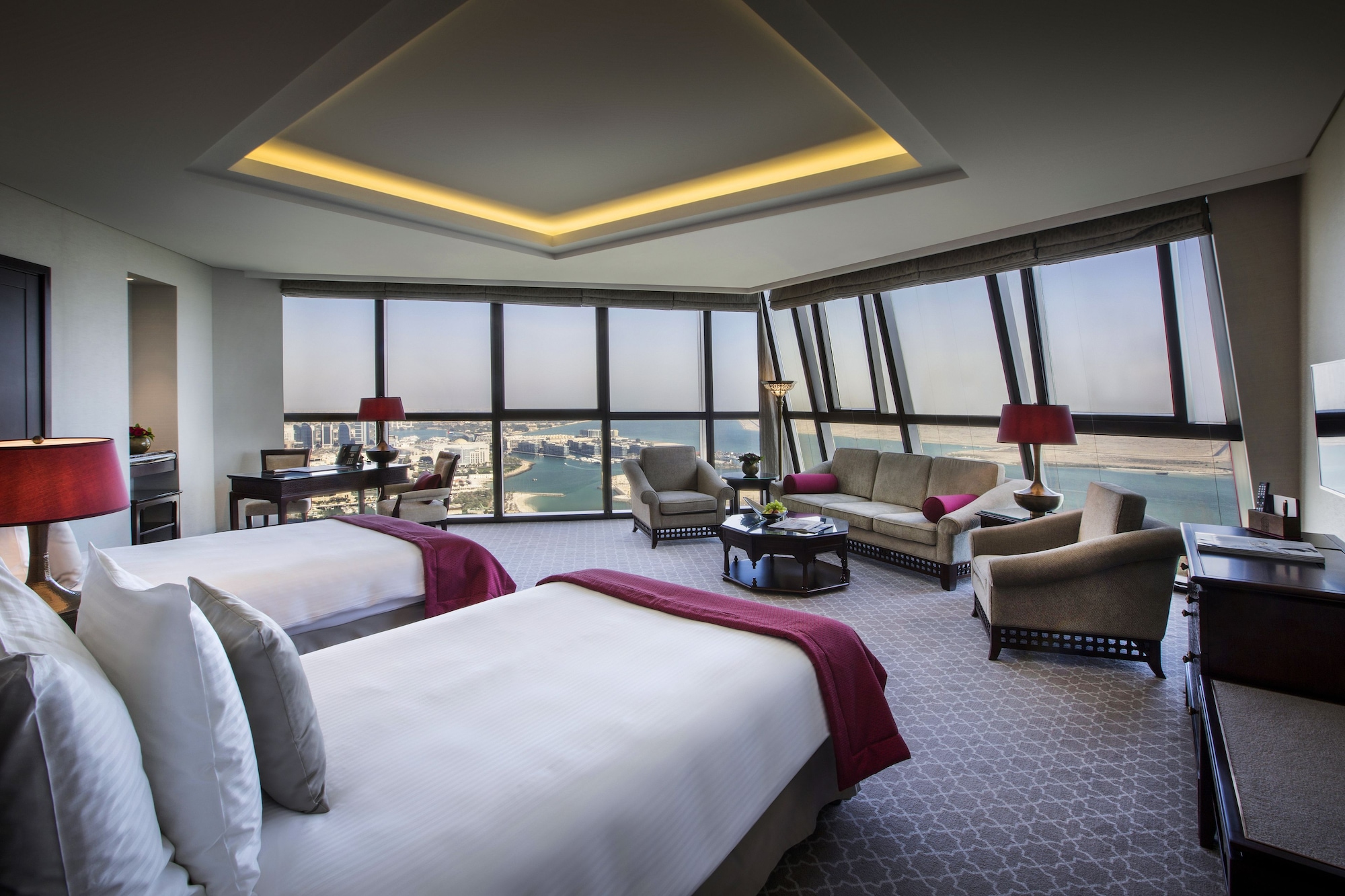 جناح جونيور بسريرين منفصلين بإطلالة على البحر، Bab Al Qasr Residence 2/7