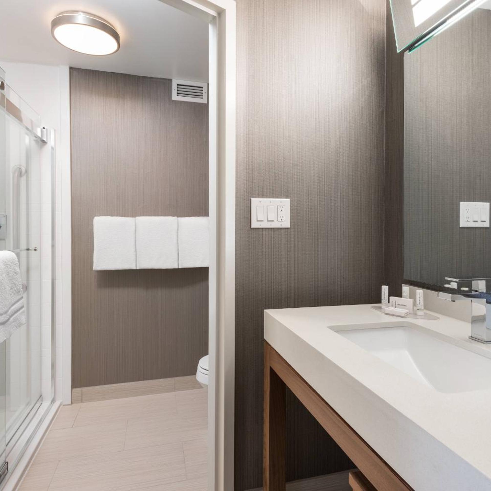 غرفة كبيرة بسرير كينج، Courtyard By Marriott Toronto Vaughan 5/7