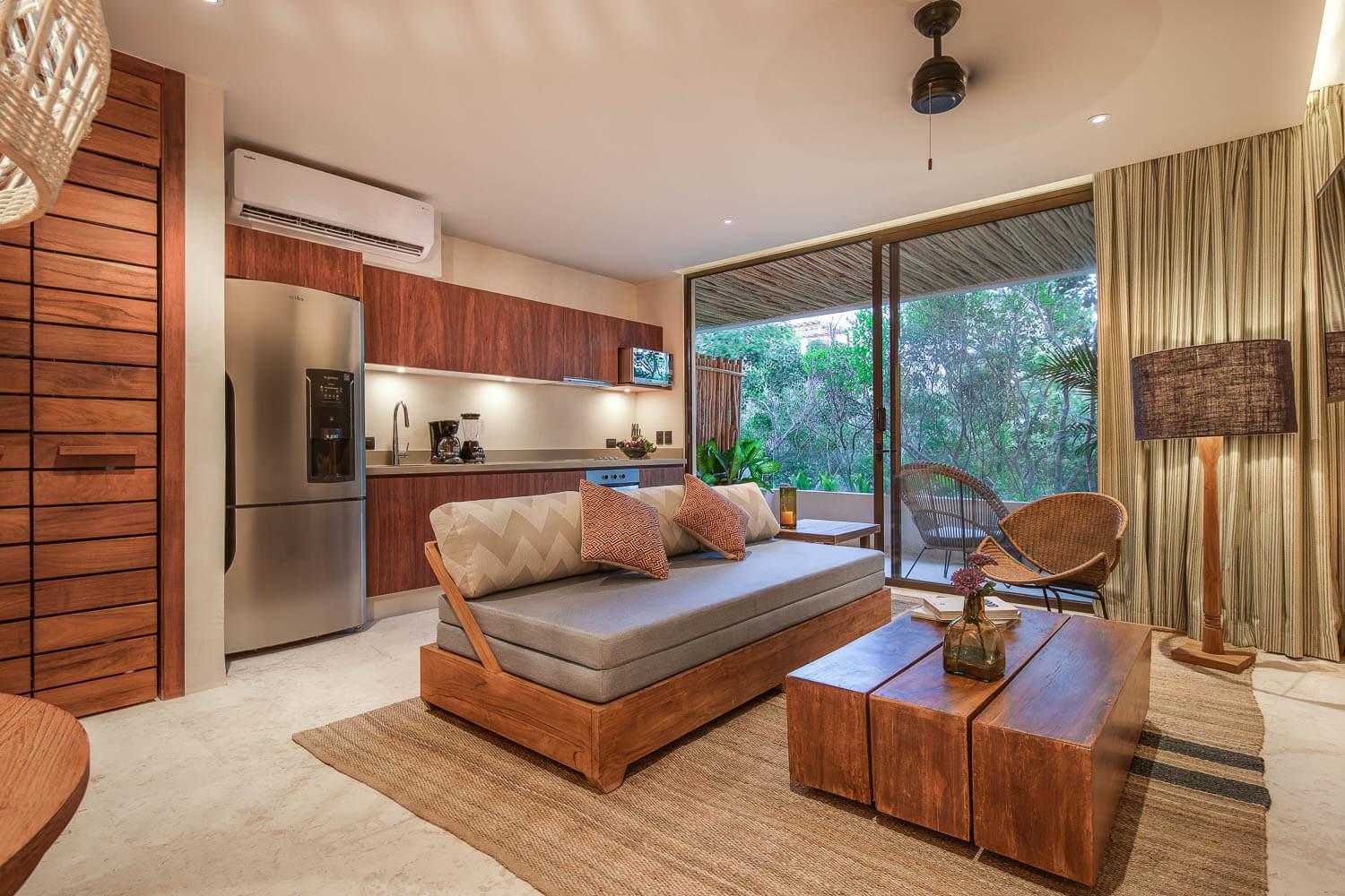 Jungle, Deluxe, Studio, King Bed, Garden View, Sofa, Terrace