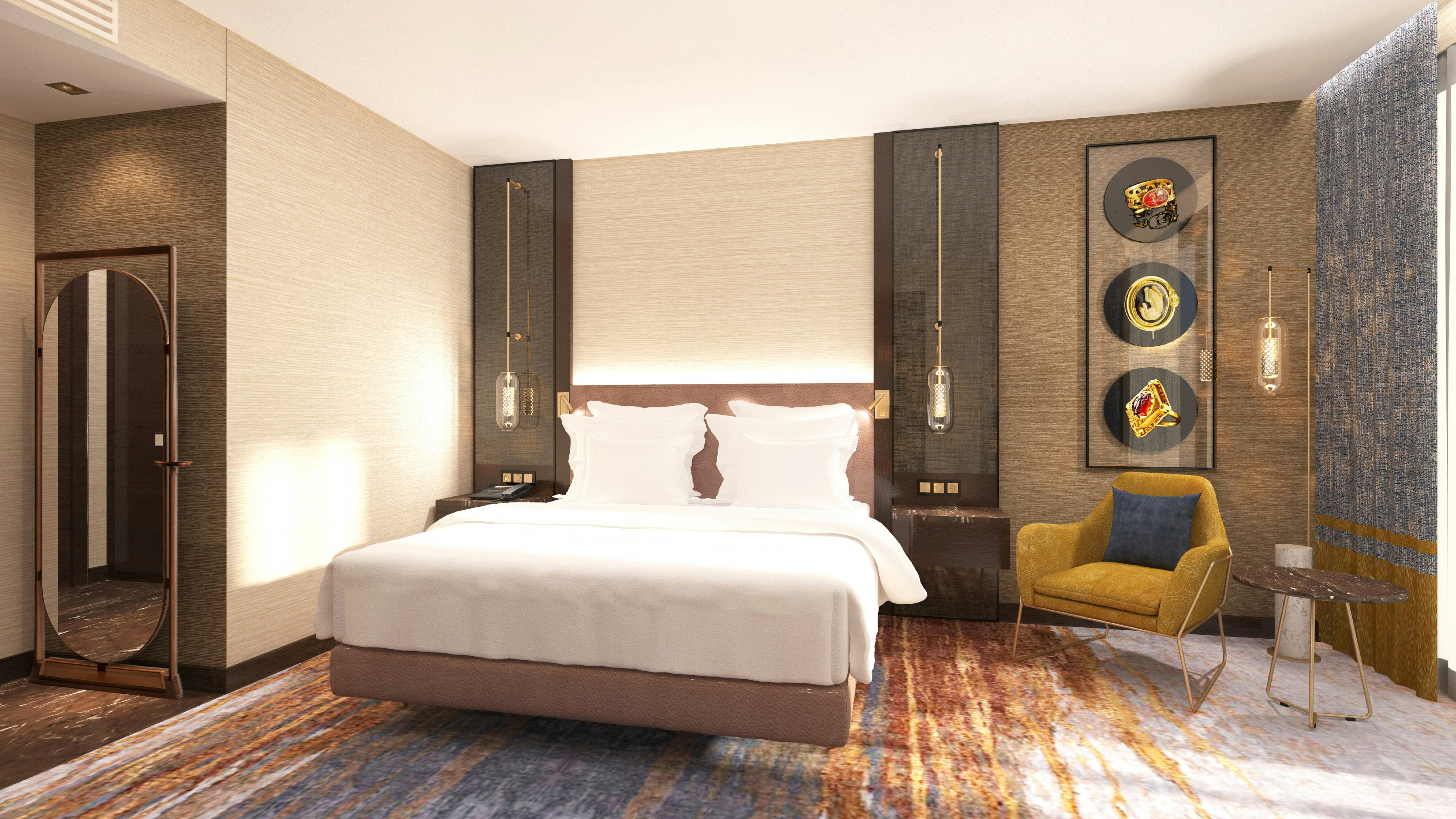 GUEST ROOM, KING BED