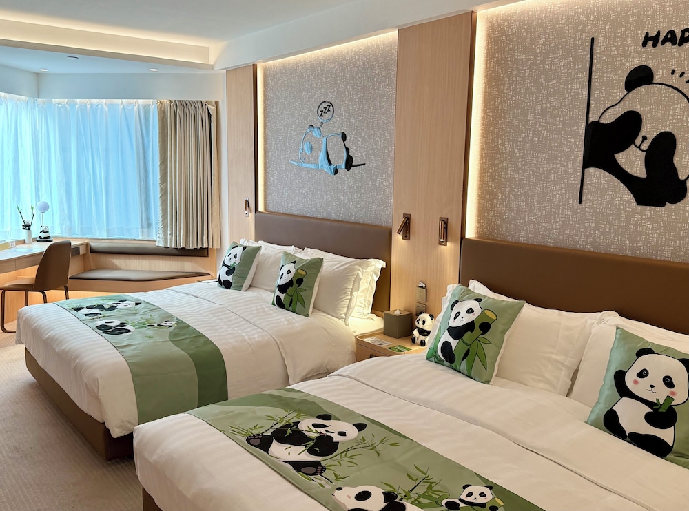 Renovated, Theme, Panda, Family, 2 Queen Beds