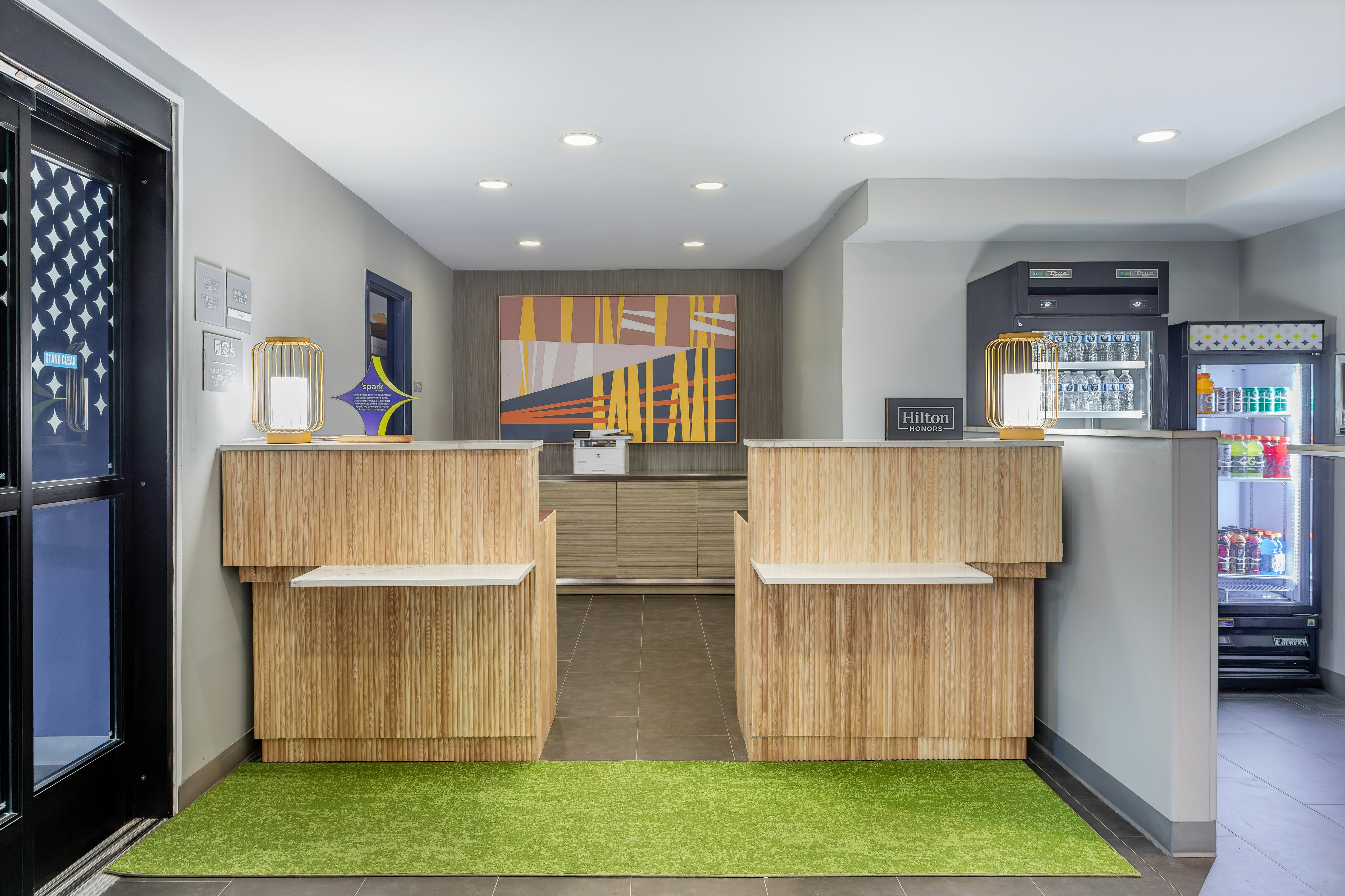 Lobby at Spark by Hilton Clarion, CLARION - PA