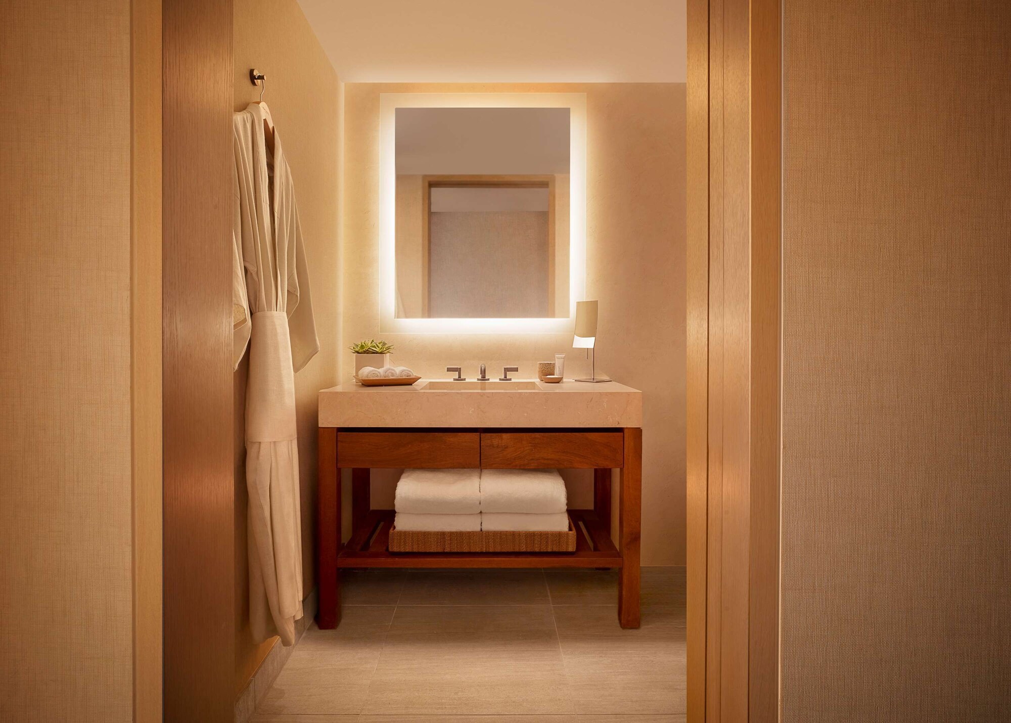 غرفة ديلوكس بسريرين كوين، Nobu Hotel Palo Alto 2/4