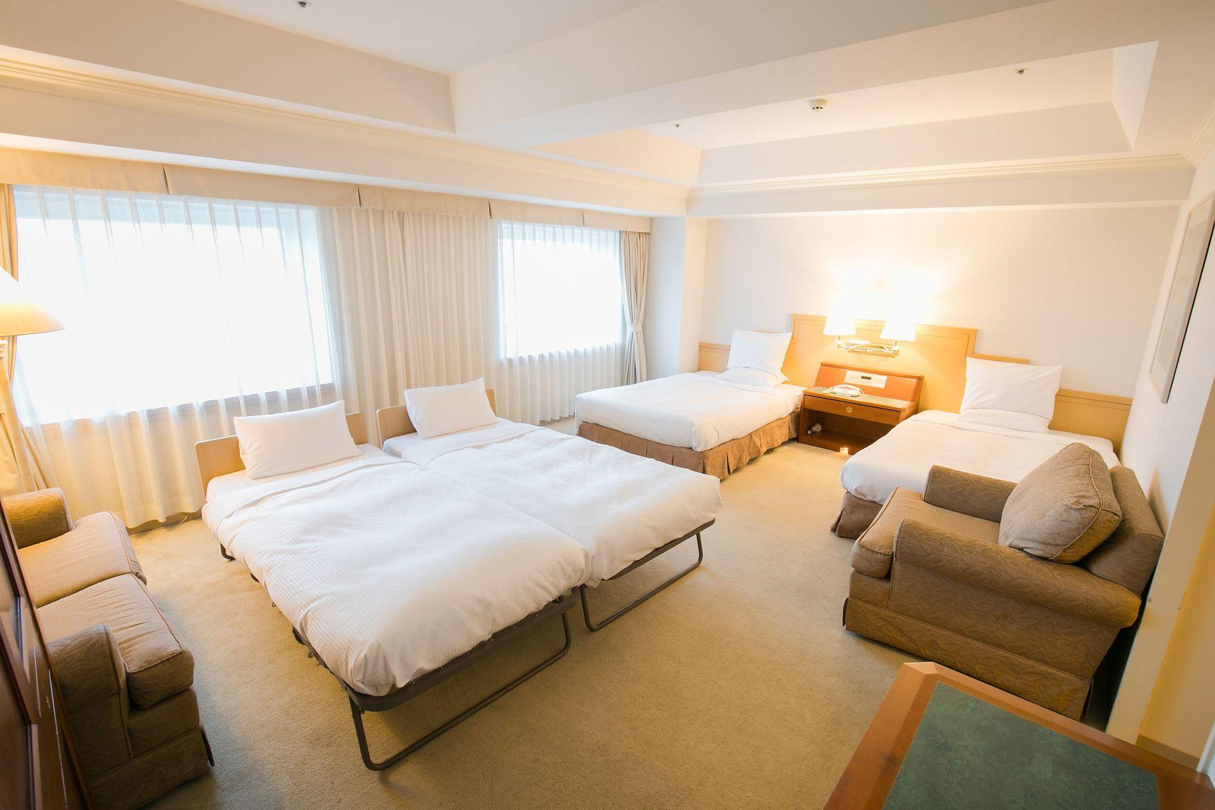 Semi Room, Deluxe, Quadruple, 2 Semi Double Beds