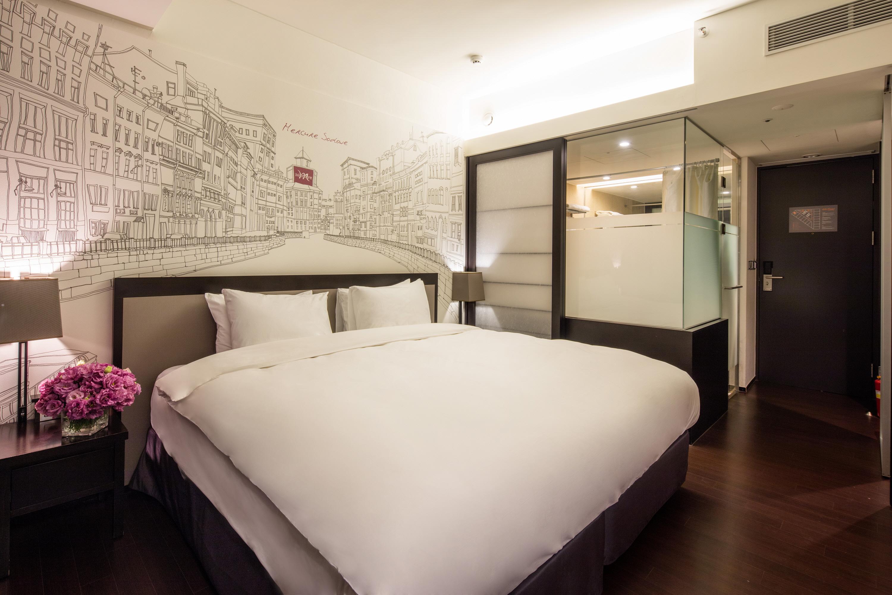 غرفة قياسية بسرير مزدوج، AC Hotel by Marriott Seoul Gangnam 4/5
