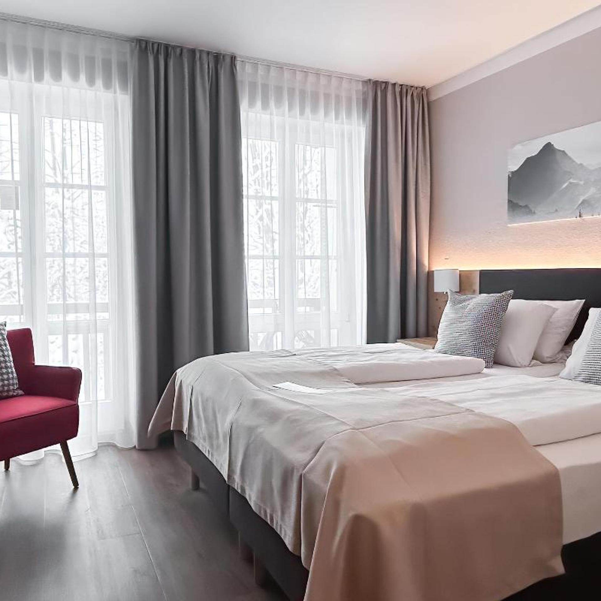 Standard, 1 Double and 1 Single Bed, Balcony, Separate Building