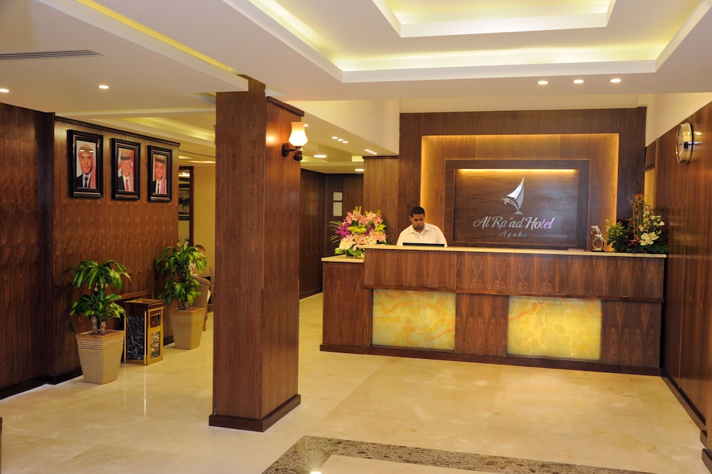 Lobby at Raed Hotel Suites, AQABA