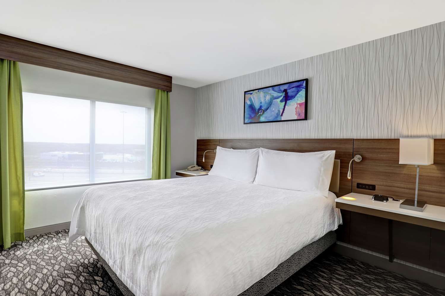 جناح بسرير كينج بغرفة نوم واحدة مع أريكة