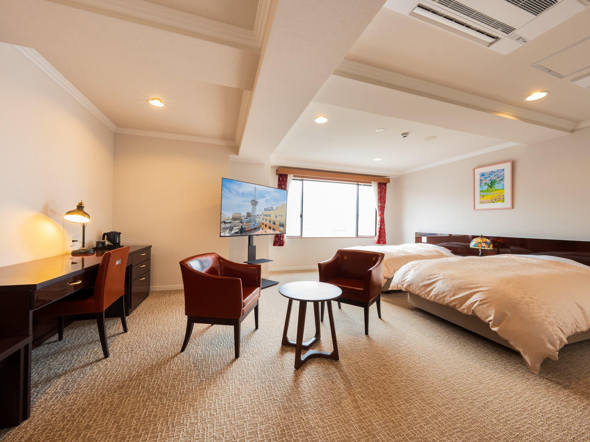 Semi Room, Deluxe, 2 Semi Double Beds
