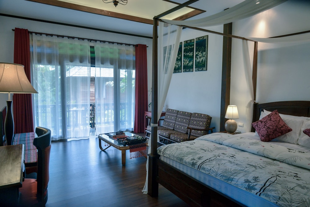 LANAI, LUXURY, DOUBLE BED, RESORT VIEW
