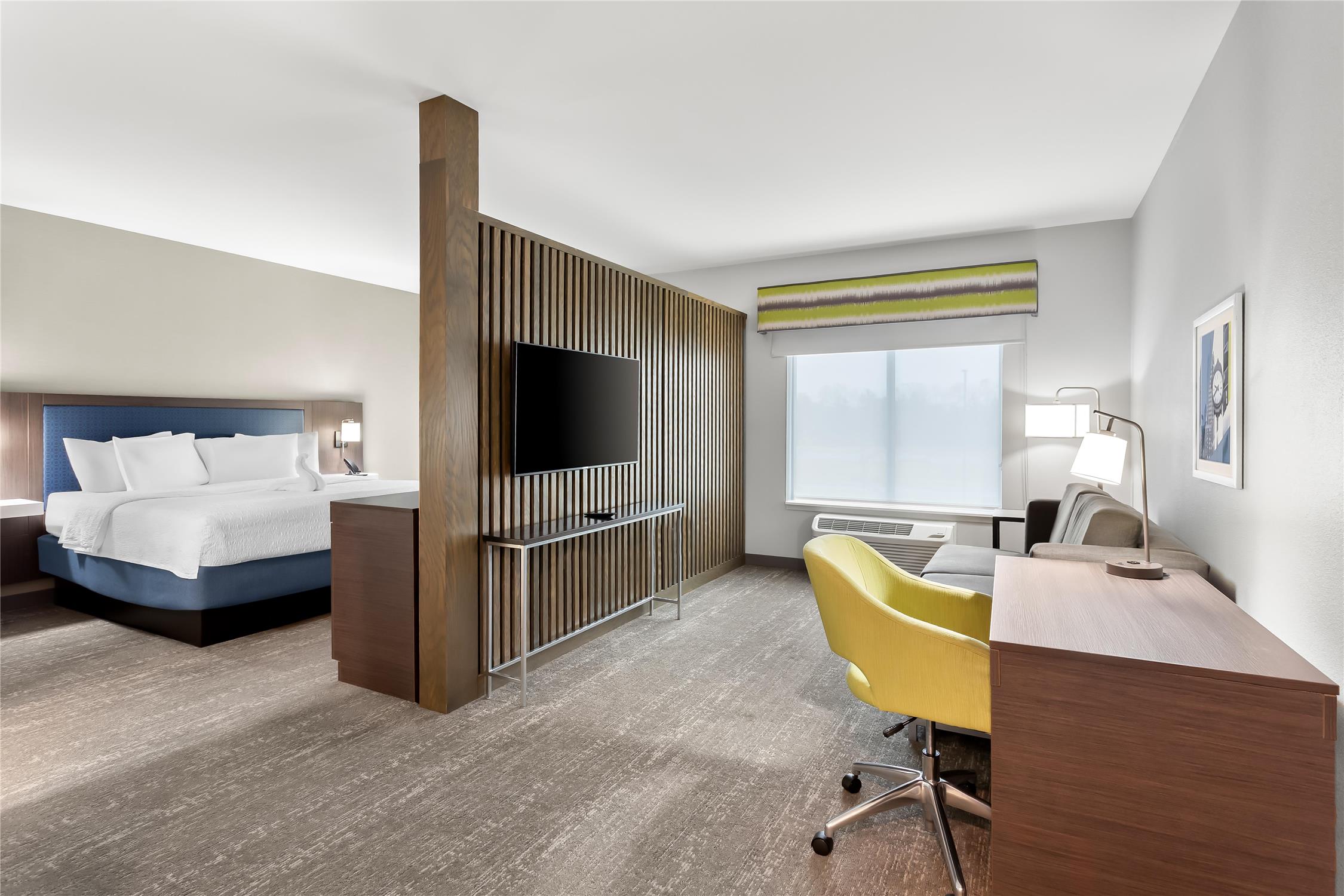 جناح استوديو بسرير كينج، Hampton Inn Huntley Chicago 3/5
