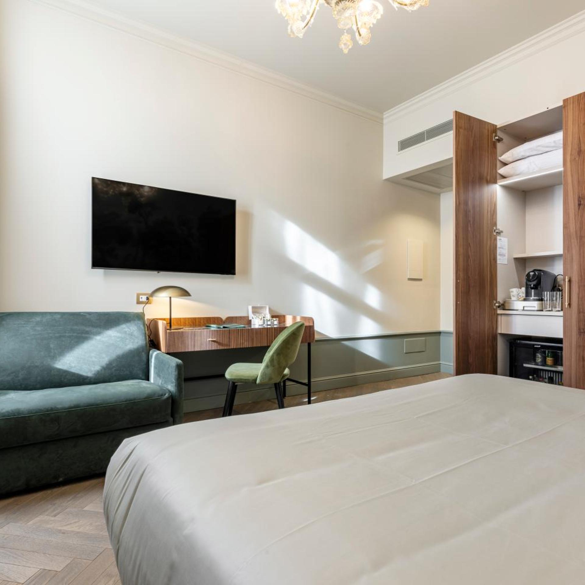 جناح جونيور ثلاثي بسرير فردي بإطلالة على الحديقة، Hotel Villa Viridia 5/10