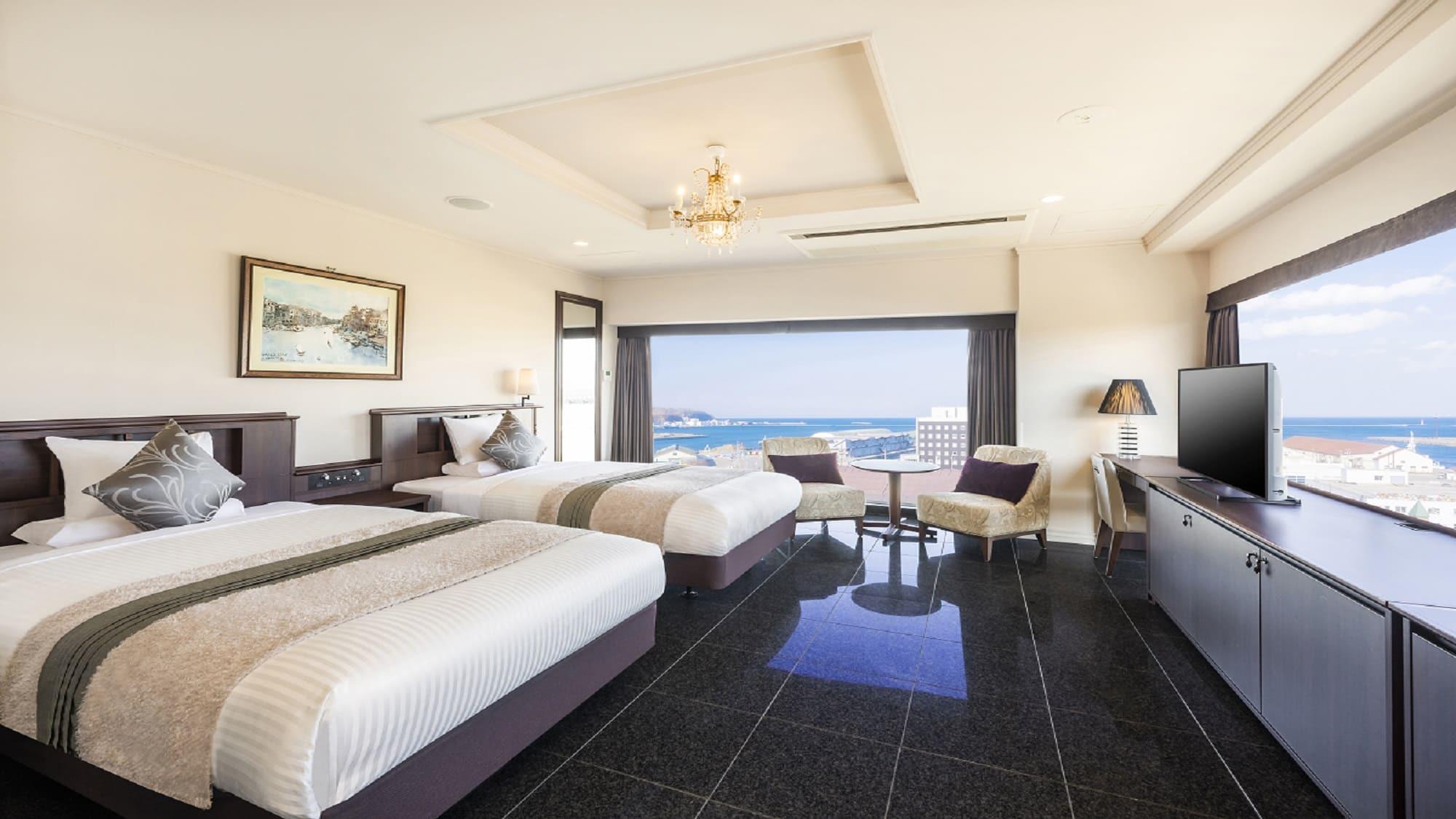Twin Beds, Canal Side, Large, South Building