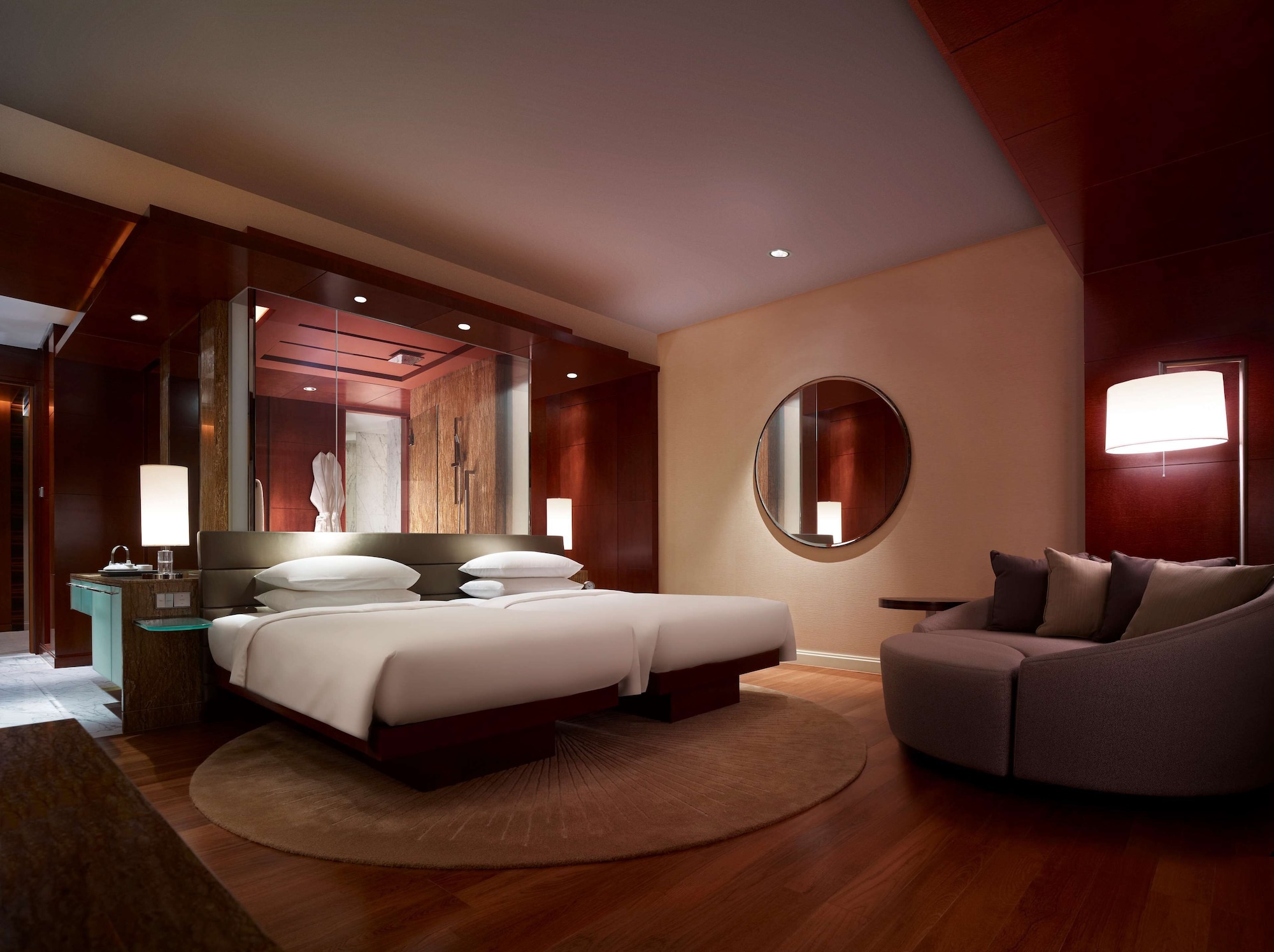 Room, Twin Beds, Tower View