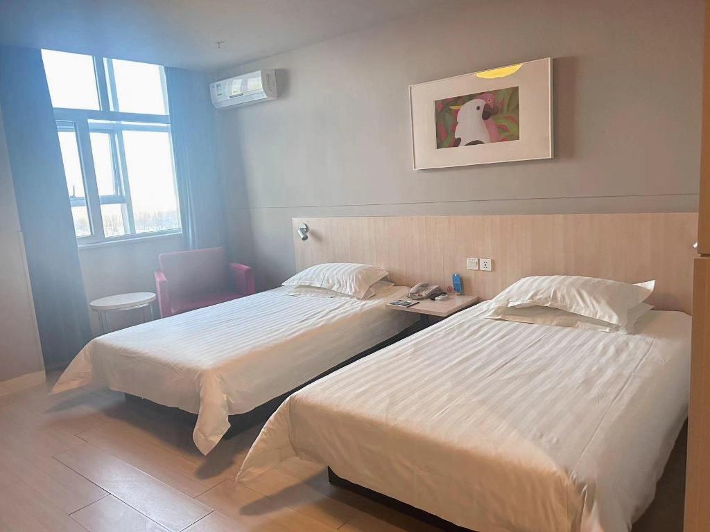 غرفة قياسية بسريرين منفصلين، Jinjiang Inn (Daqing Honggang) 4/8