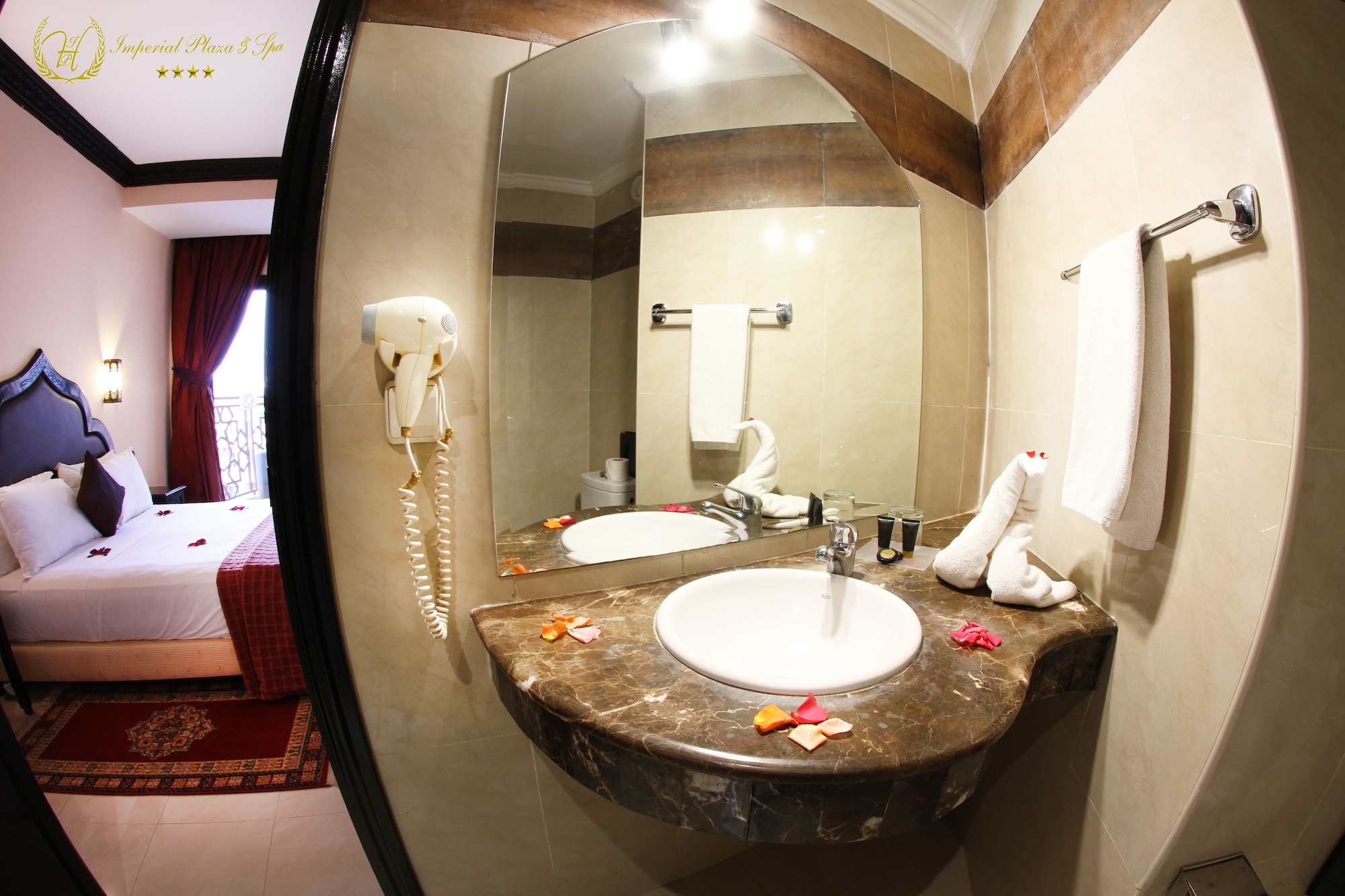 غرفة عائلية بسريرين مزدوجين، Imperial Plaza & Spa 4/4