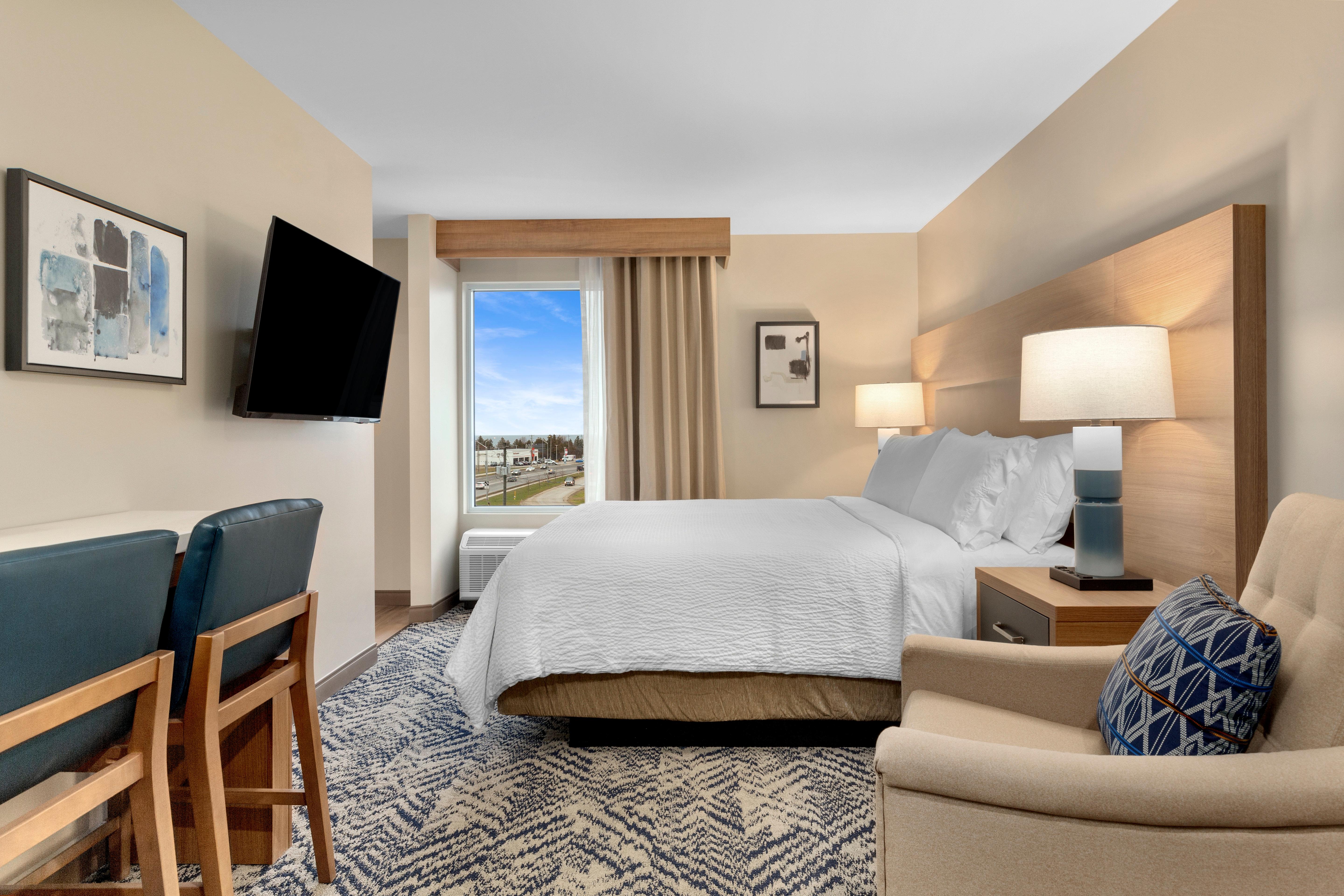 استوديو بسرير كينج، Candlewood Suites Collingwood 3/9