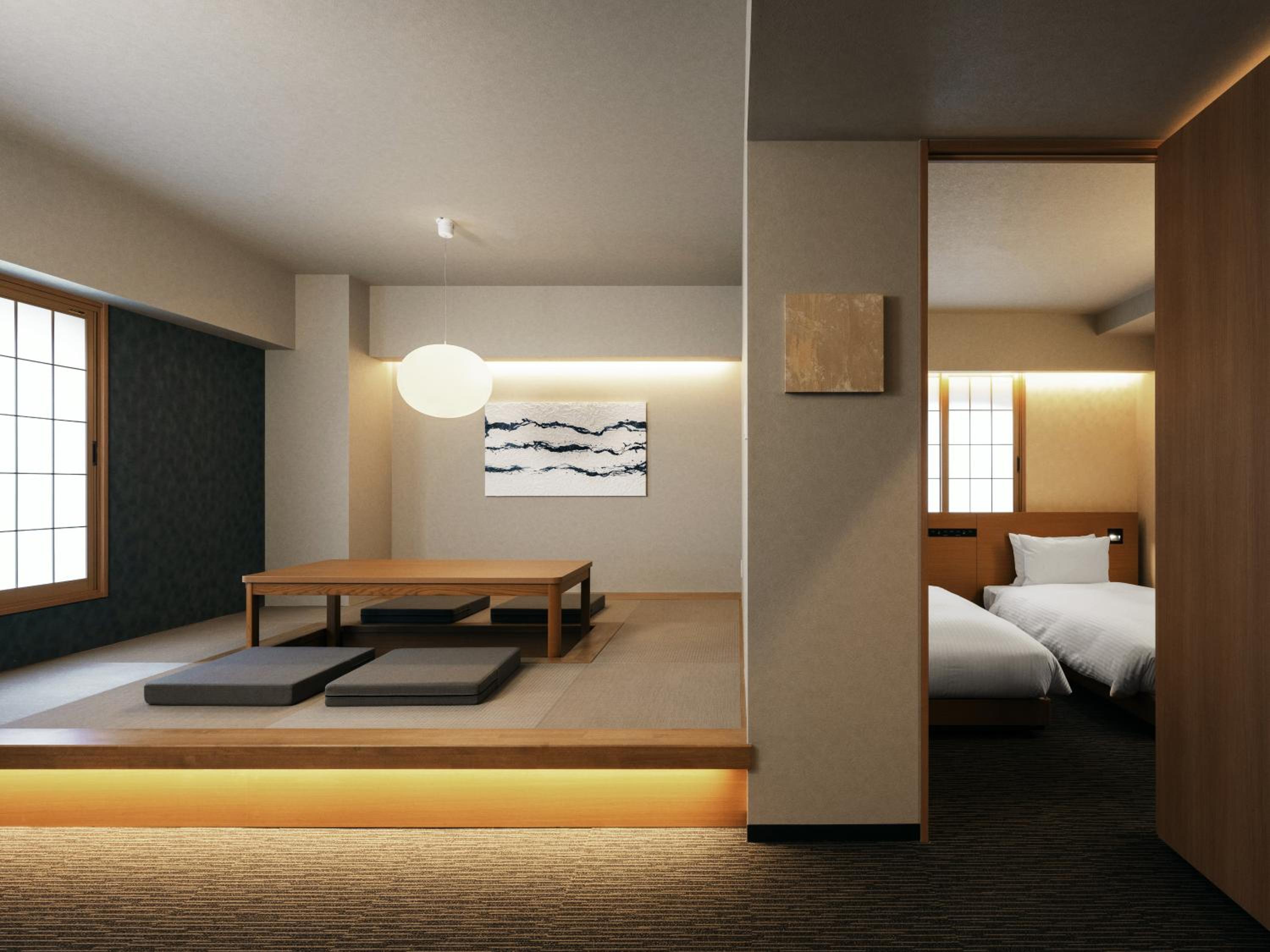 2 Bedrooms, Japanese, Superior, Suite, 4 Beds, City View