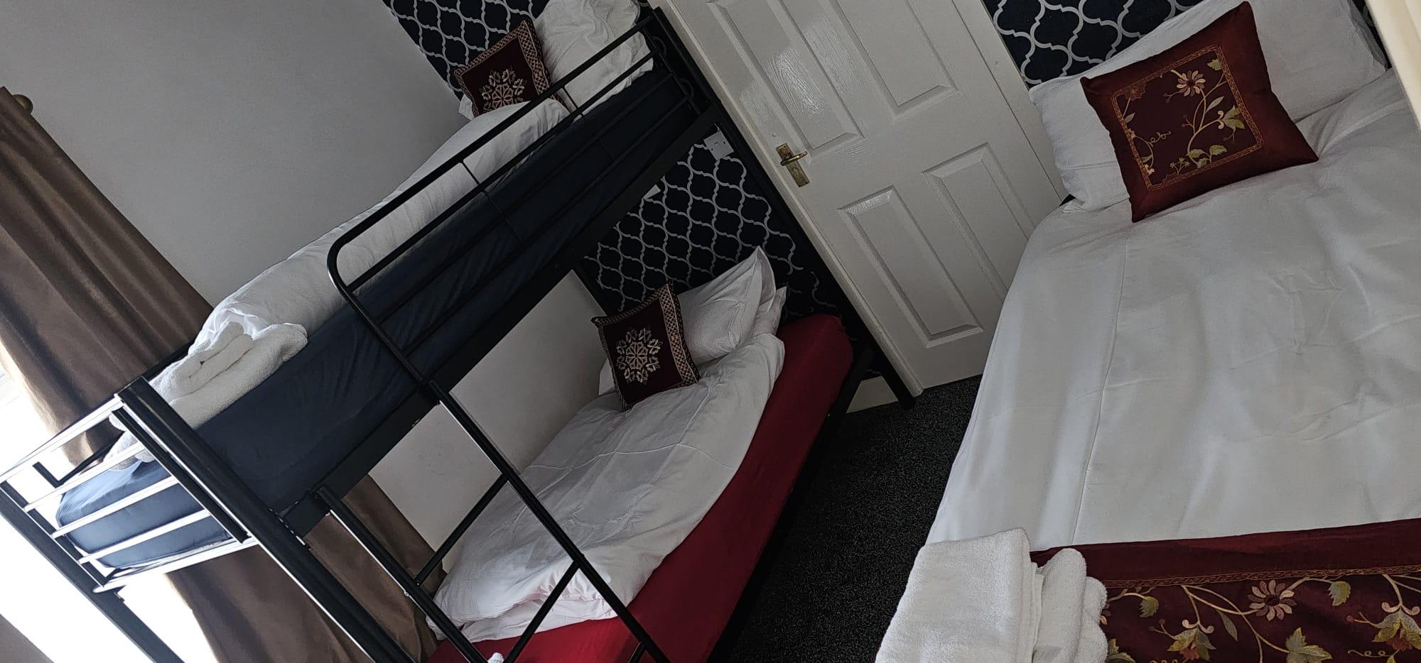 Room, Single and Bunk Bed, No Parking