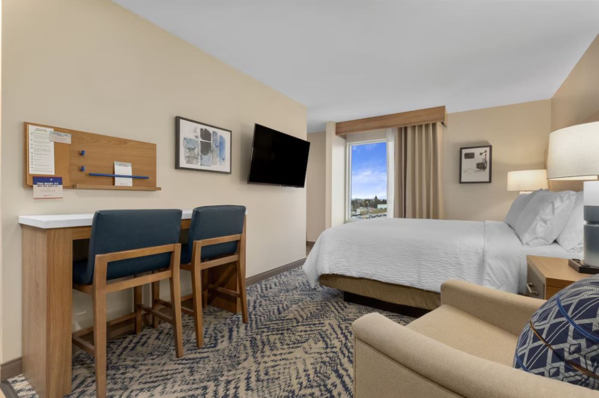 استوديو بسرير كوين، Candlewood Suites Collingwood 2/4