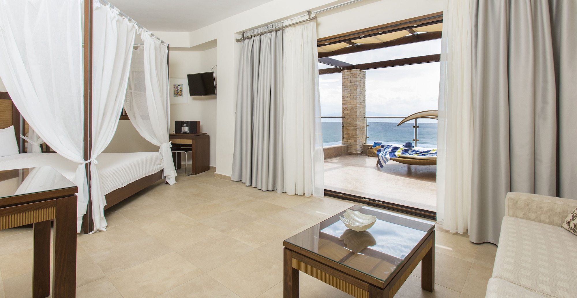 AEGEAN, SUNSET, DOUBLE BED, BEACH FRONT