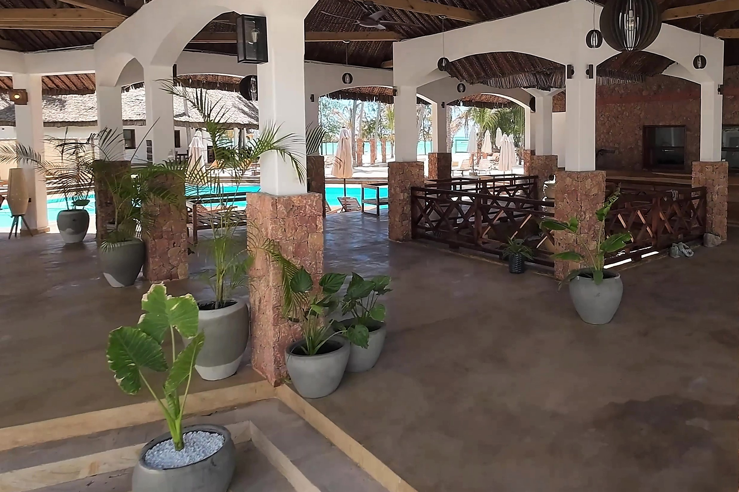 Lobby at SBH Monica Zanzibar, PAJE