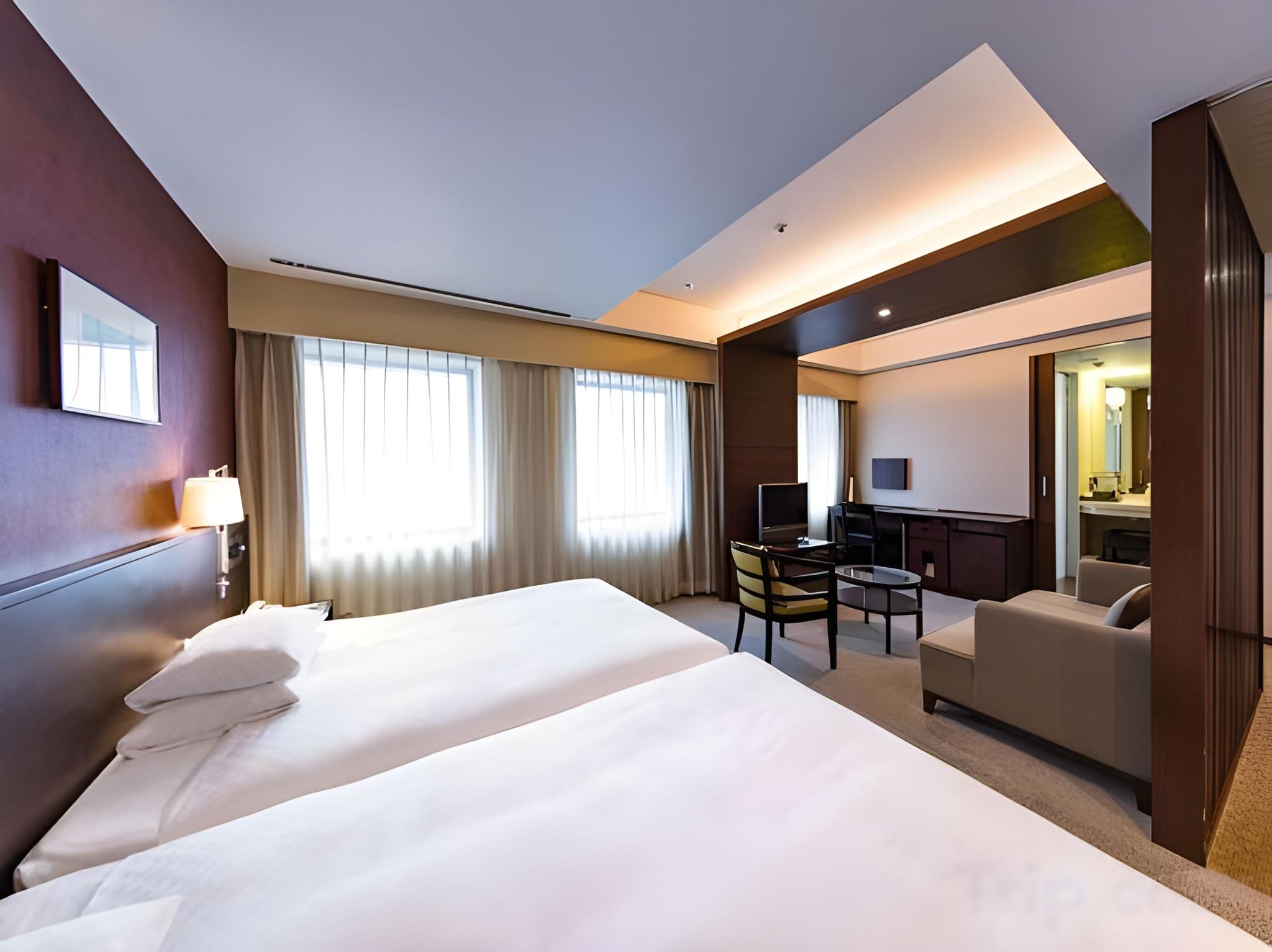 Semi Room, Deluxe, 2 Semi Double Beds, Central Side
