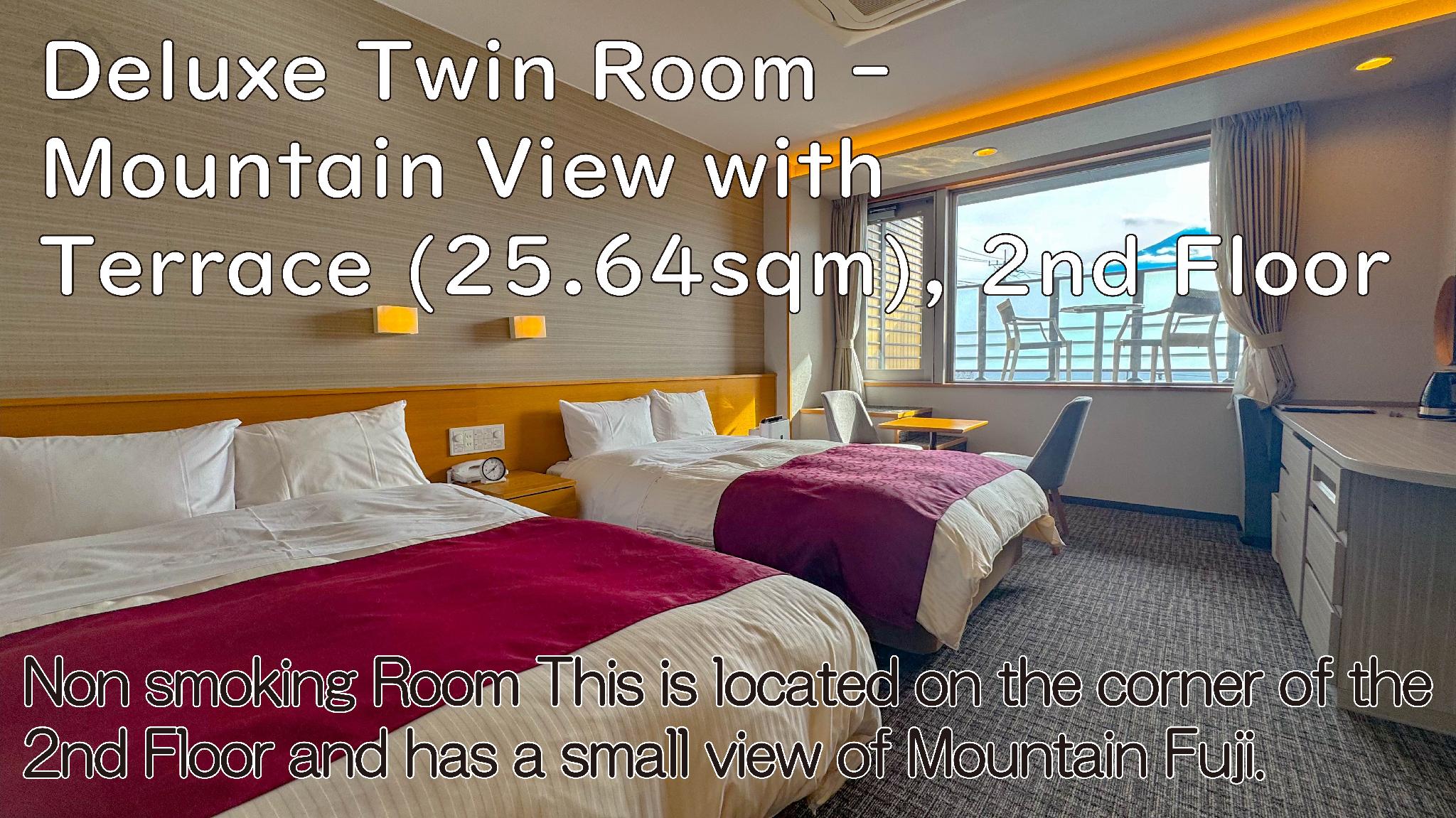 Room, Twin Beds, Mountain View, Terrace