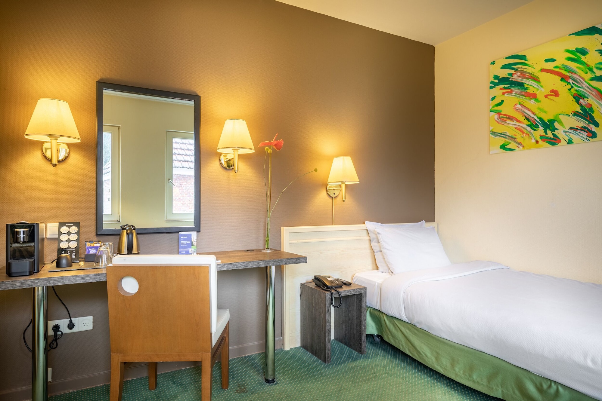 غرفة قياسية مفردة بسرير فردي، Hotel Heemskerk 4/9