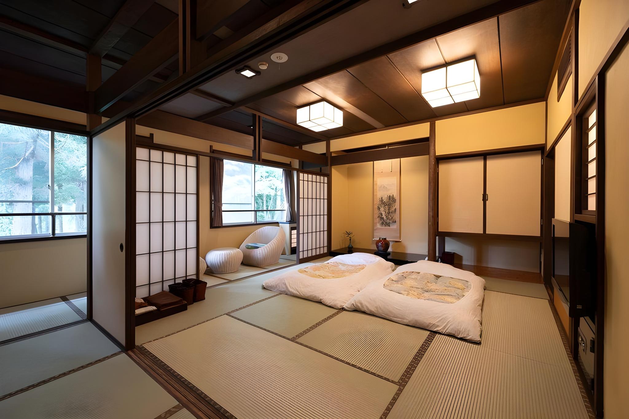 Japanese, Premium, 6 Futon Beds, Unit Bath