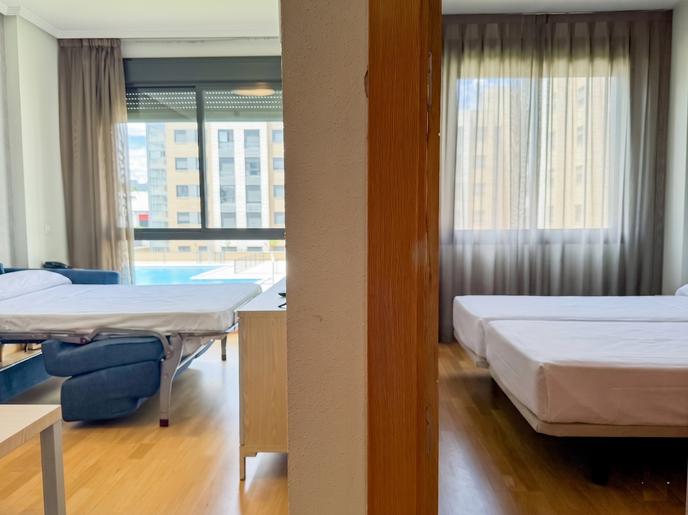 Apartment, Twin Beds, Sofa, Compostela Suites 2/5