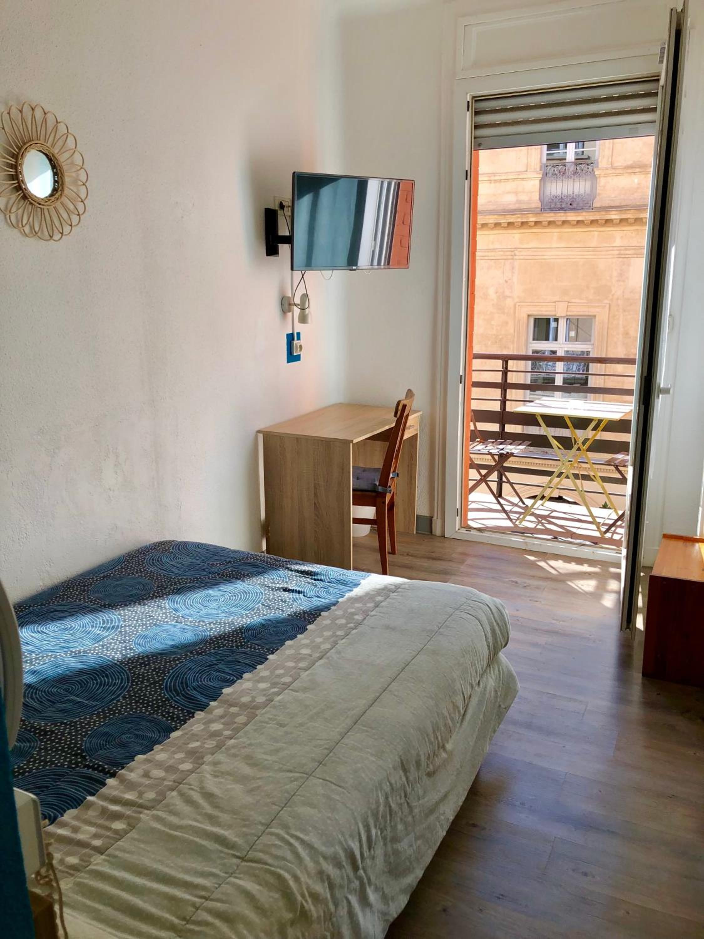 Room, Double Bed, Shared Bathroom