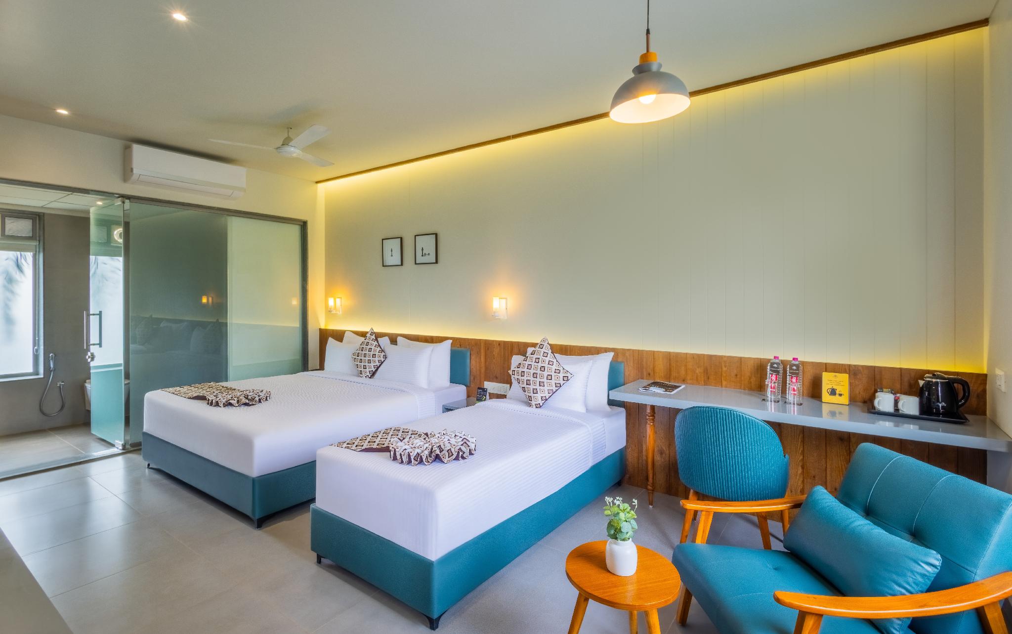 غرفة غراند كلوب بسرير كينج وسرير كوين