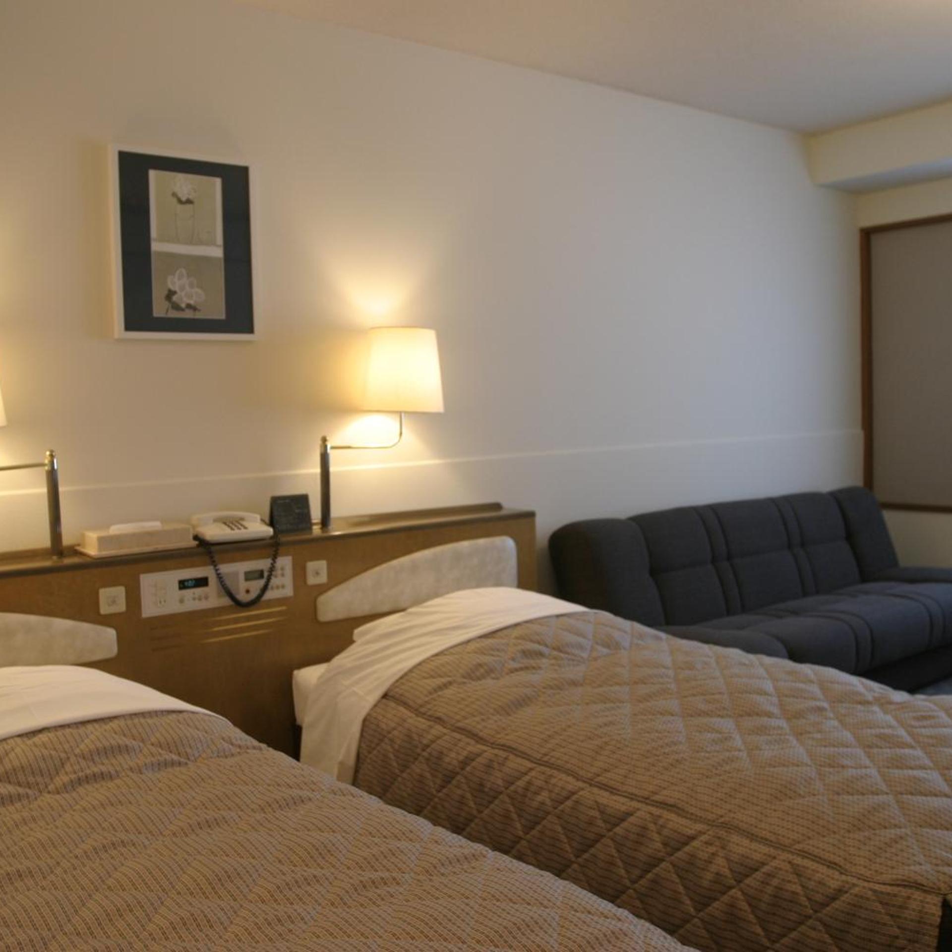 غرفة بسريرين منفصلين، Madarao Kogen Hotel 2/5