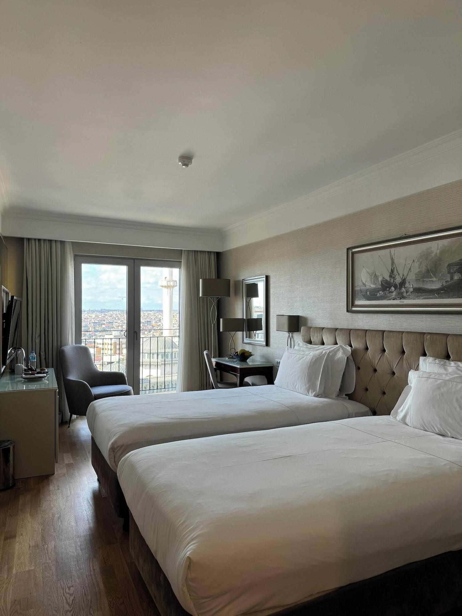 Deluxe, Double or Twin Bed, Taksim View