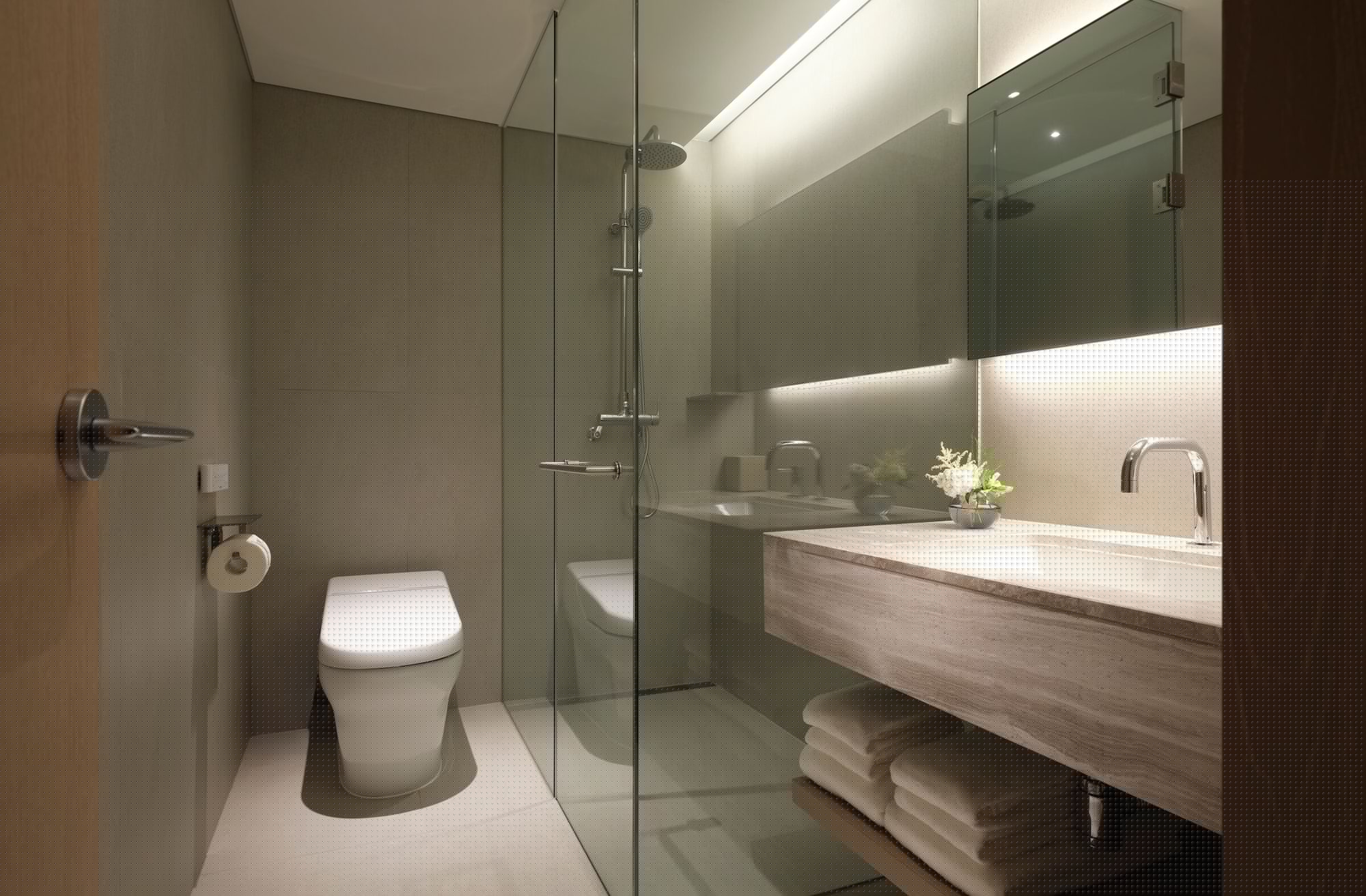 1 Bedroom, Ondol, Grand, Resort, Suite, 1 King and 2 Futon Beds, Ocean View