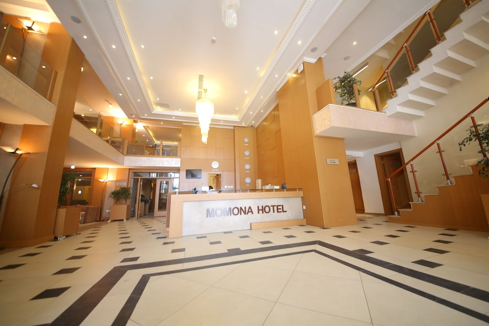 Lobby at Momona Hotel, ADDIS ABABA