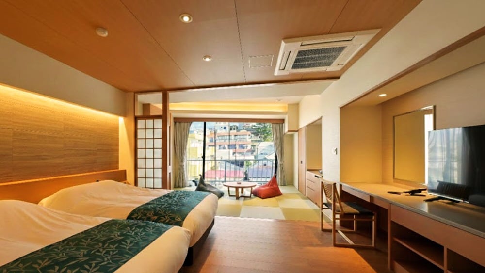 Renovated, Japanese Western, Comfort, Twin Beds, 2 Futon Beds