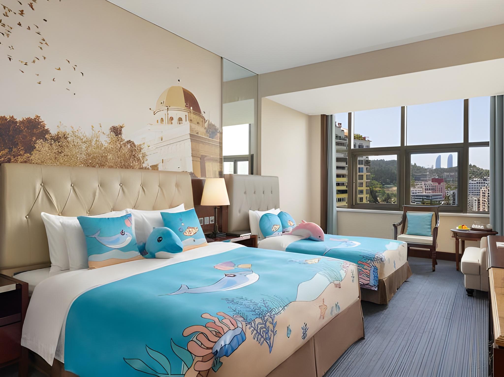 Theme, Ocean, Family, 1 Queen and 1 Single Bed
