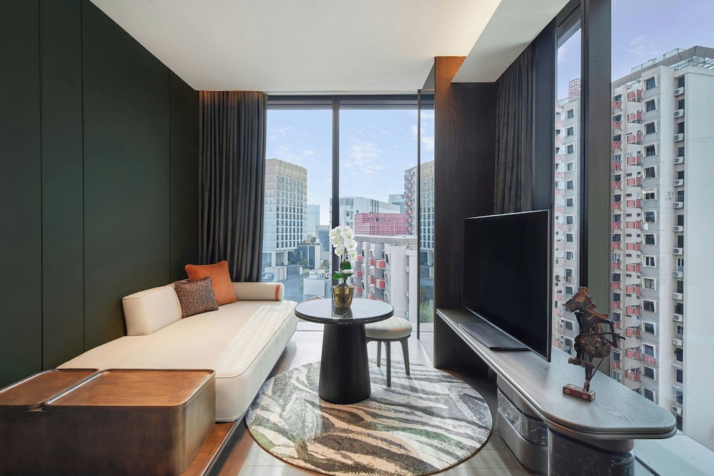 جناح بسرير كينج بإطلالة على المدينة بشرفة بغرفة نوم واحدة، Varel Singapore, a Tribute Portfolio Hotel 9/10
