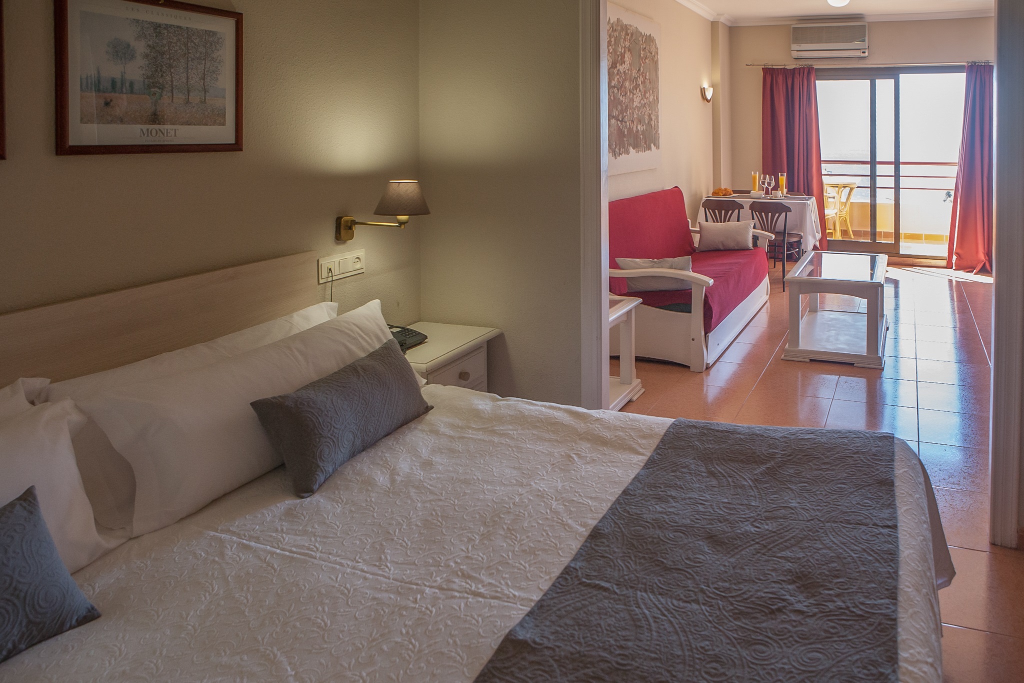 شقة بسرير كينج بإطلالة على البحر، Aguadulce Aparthotel 2/6